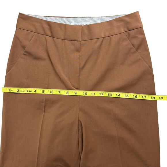 Veronica Beard Brown Wide-Leg Trousers - Picture 6 of 8